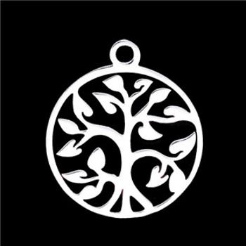 Šperky4U Ocelový přívěšek strom života - OK1470-ST