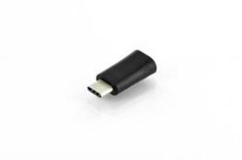 Adaptér USB 2.0 Digitus [1x USB-C™ zástrčka - 1x micro USB 2.0 zásuvka B] černá