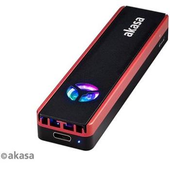 AKASA - Vegas M.2 SATA / NVMe SSD externí box s USB 3.2 Gen 2 / AK-ENU3M2-06 (AK-ENU3M2-06)