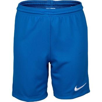 Nike DRI-FIT PARK 3 JR TQO Chlapecké fotbalové kraťasy, modrá, velikost XS