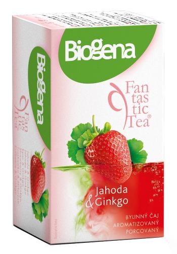 Biogena Čaj Fantastic Jahoda & Ginkgo sáčky 20 x 2 g
