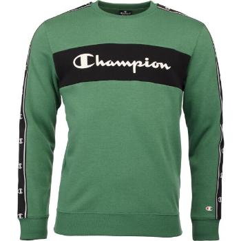 Champion AMERICAN TAPE CREWNECK SWEATSHIRT Pánská mikina, zelená, velikost