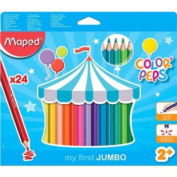 MAPED Color Peps Jumbo, 24 barev (3154148340133)