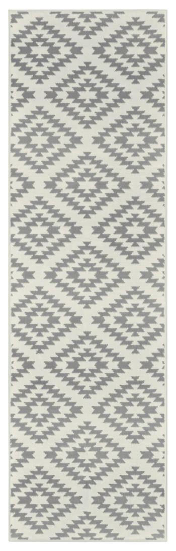 Hanse Home Collection koberce Běhoun Basic 105468 Cream - 80x300 cm Bílá