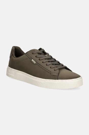 Sneakers boty BOSS Rhys zelená barva, 50529532