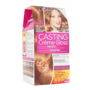 L'Oréal Paris Casting Creme Gloss 48 ml barva na vlasy pro ženy 834 Hot Caramel