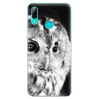 Odolné silikonové pouzdro iSaprio - BW Owl - Huawei P Smart 2019