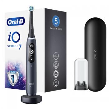 Oral-B iO Series 7 Black Onyx Elektrický zubní kartáček s magnetickou technologií iO