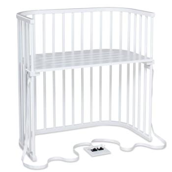 TOBI přístavná postýlka Babybay Boxspring white nalakovaná