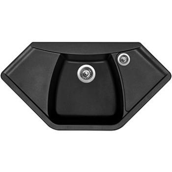 SINKS NAIKY 980 Pureblack+VITALIA GR (NA98026VIGR26)