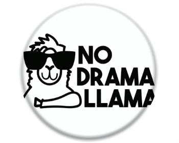 3D samolepky kruh - 5 kusů No drama llama