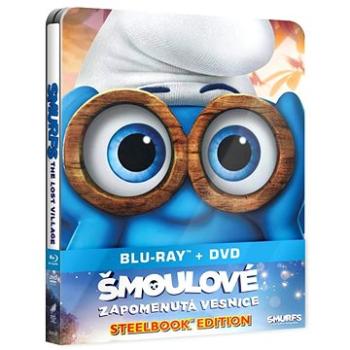 Šmoulové: Zapomenutá vesnice steelbook (BD + DVD) - Blu-ray (BD001587)