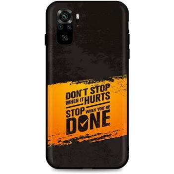 TopQ Xiaomi Redmi Note 10 silikon Don't Stop 58158 (Sun-58158)