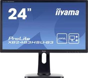 LED monitor Iiyama ProLite X2483HSU, 61 cm (24 palec),1920 x 1080 Pixel 4 ms, AH-IPS LED na sluchátka (jack 3,5 mm), DisplayPort, HDMI™, VGA, USB