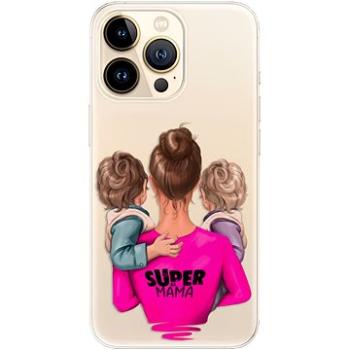 iSaprio Super Mama - Two Boys pro iPhone 13 Pro (smtwboy-TPU3-i13p)