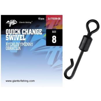 Giants Fishing Rychlovýměnný obratlík Quick Change Swivel 10ks