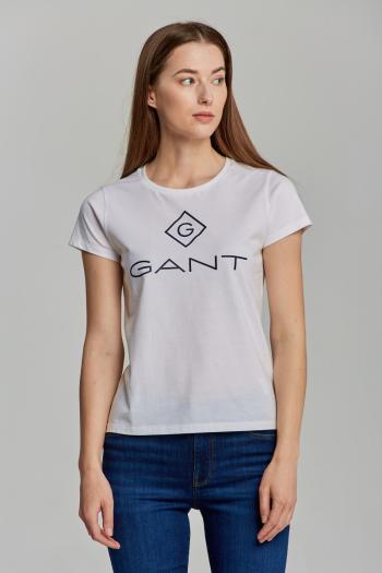 TRIČKO GANT LOCK UP SS T-SHIRT bílá S