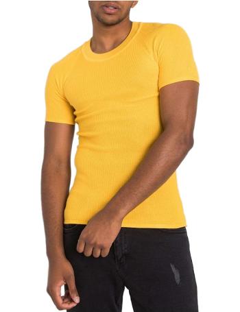 žluté pánské pletené tričko vel. XL