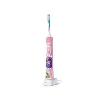 PHILIPS soni care Elektrický sonický zubní kartáček HX6352/42 pro děti v růžové barvě