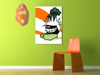 Ručně malovaný POP ART obraz FUNNY 50x70 cm