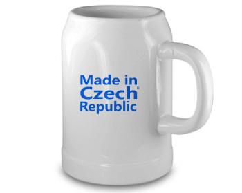 Pivní půllitr Made in Czech republic