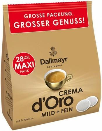 Dallmayr Crema d Oro Mild & Fein Intensa pody Senseo 28 ks