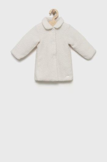 Dětský kabát Guess bílá barva
