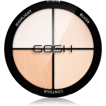 Gosh Strobe'n Glow konturovací a rozjasňující paleta odstín 001 Highlight 15 g