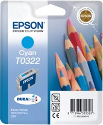 Epson T032240 azurová (cyan) originální cartridge