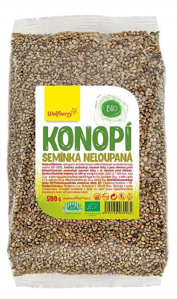 Wolfberry Konopné semínko neloupané BIO 500 g