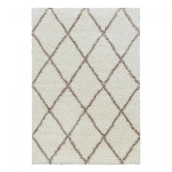 Ayyildiz koberce Kusový koberec Alvor Shaggy 3401 cream - 280x370 cm Bílá