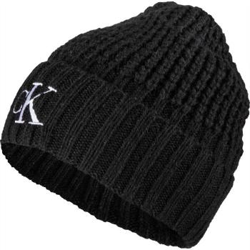 Calvin Klein WAFFLE BEANIE Zimní čepice, černá, velikost