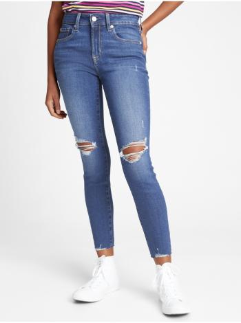 Modré dámské džíny mid rise universal legging jeans with Washwell