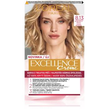 L’Oréal Paris Excellence Creme barva na vlasy odstín 8.13 Blond Clair Beige 1 ks