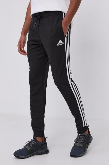 Kalhoty adidas GK8831 pánské, černá barva, hladké