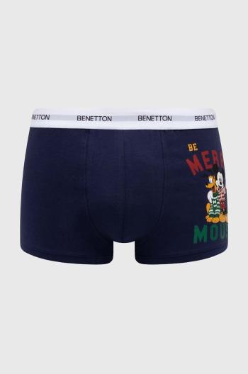 Boxerky United Colors of Benetton x Disney pánské, tmavomodrá barva