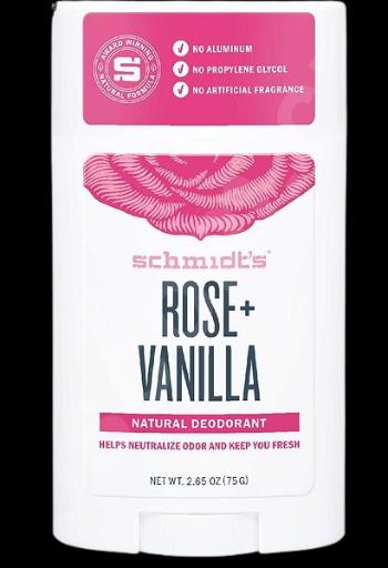 Schmidts Signature Tuhý deodorant Růže + vanilka 58 ml