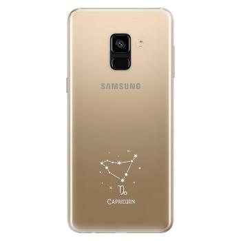 Odolné silikonové pouzdro iSaprio - čiré - Kozoroh - Samsung Galaxy A8 2018