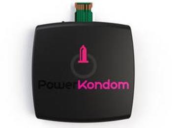 Jednorázová powerbanka Thomsen PowerKondom Android, Li-Pol 600 mAh, černá