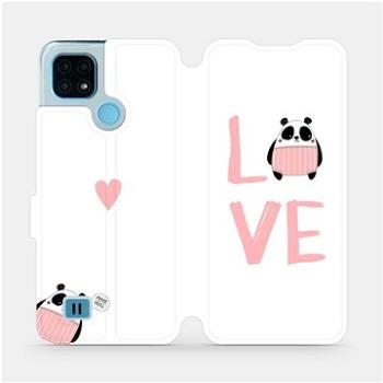 Flip pouzdro na mobil Realme C21 - MH09S Panda LOVE (5903516748297)