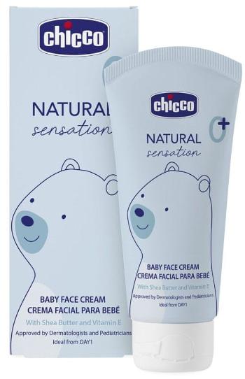 Chicco Krém na dětskou tvář Natural Sensation s bambuckým máslem a vitaminem E 50ml, 0m+