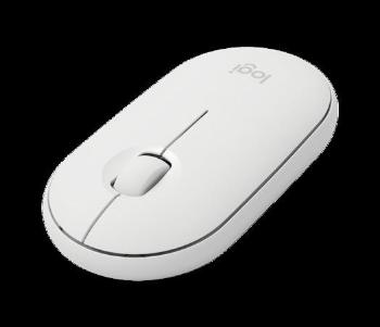 LOGITECH Pebble M350 Wireless Mouse - OFF-WHITE - 2.4GHZ/BT - EMEA - CLOSED BOX, 910-005716