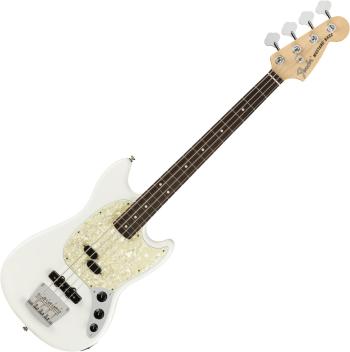 Fender American Performer Mustang RW Arctic White Elektrická baskytara