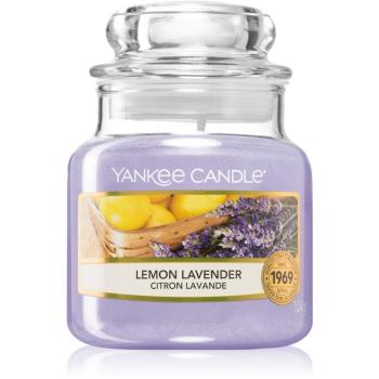 Yankee Candle Lemon Lavender vonná svíčka Classic malá 104 g