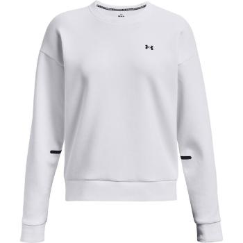 Under Armour UNSTOPPABLE FLC CREW Dámská mikina, bílá, velikost