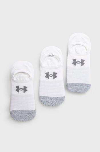 Ponožky Under Armour (3-pack) bílá barva