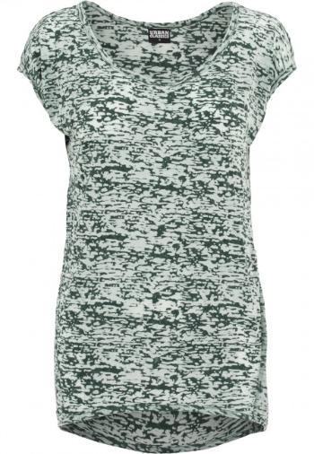 Urban Classics Ladies Burnout Tee petrol - XS