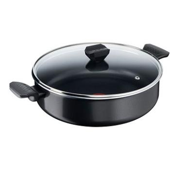 Tefal nízký kastrol s poklicí Simply Clean 28 cm B5677253 (B5677253)