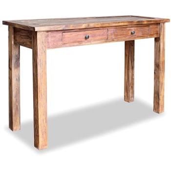 Odkládací stolek, masivní recyklované dřevo, 123x42x75 cm (244494)
