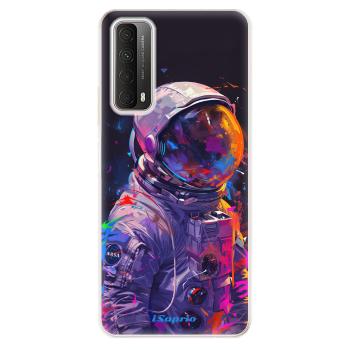 Odolné silikonové pouzdro iSaprio - Neon Astronaut - Huawei P Smart 2021